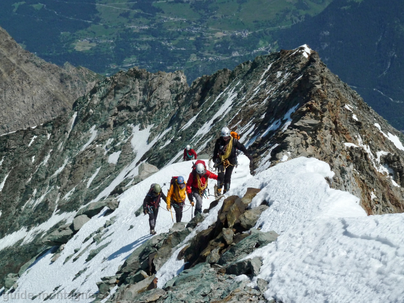 Arete nord Du Mont Pourri 12